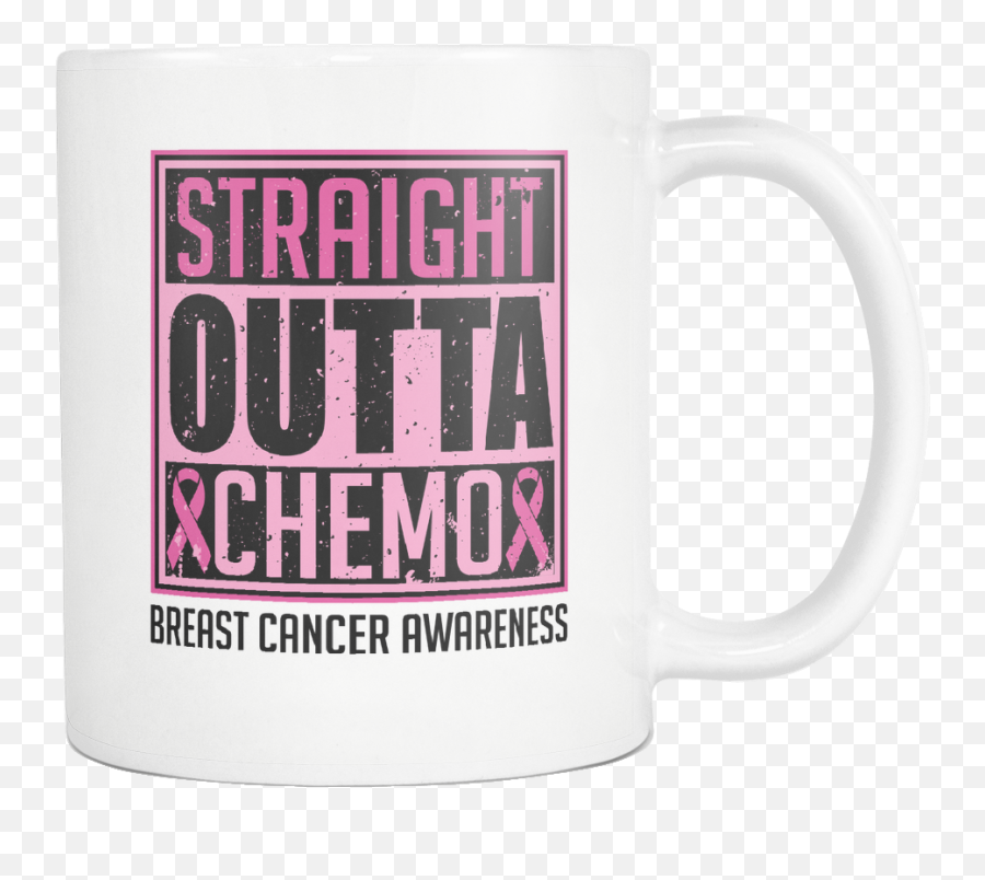 Download Straight Outta Chemo Breast Cancer Awareness Pink - Beer Stein Png,Breast Cancer Ribbon Png