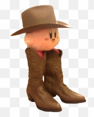 Cowboy Kirby - Memes With Transparent Background Png,Kirby Transparent