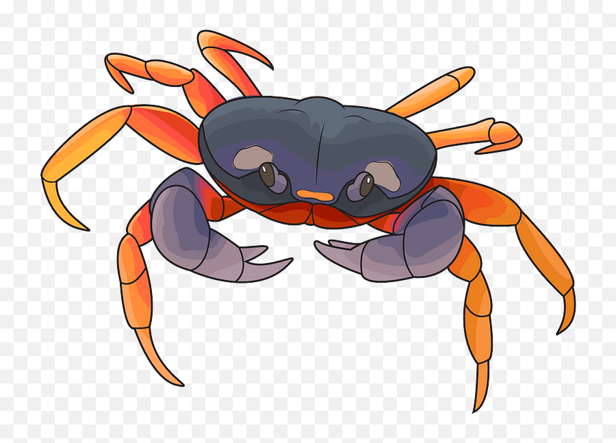 Clipart - Crab Clipart Transparent Png,Crab Clipart Png