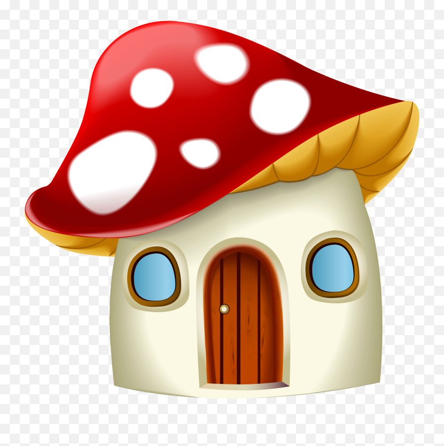 Mushroom House Cartoon Png Image