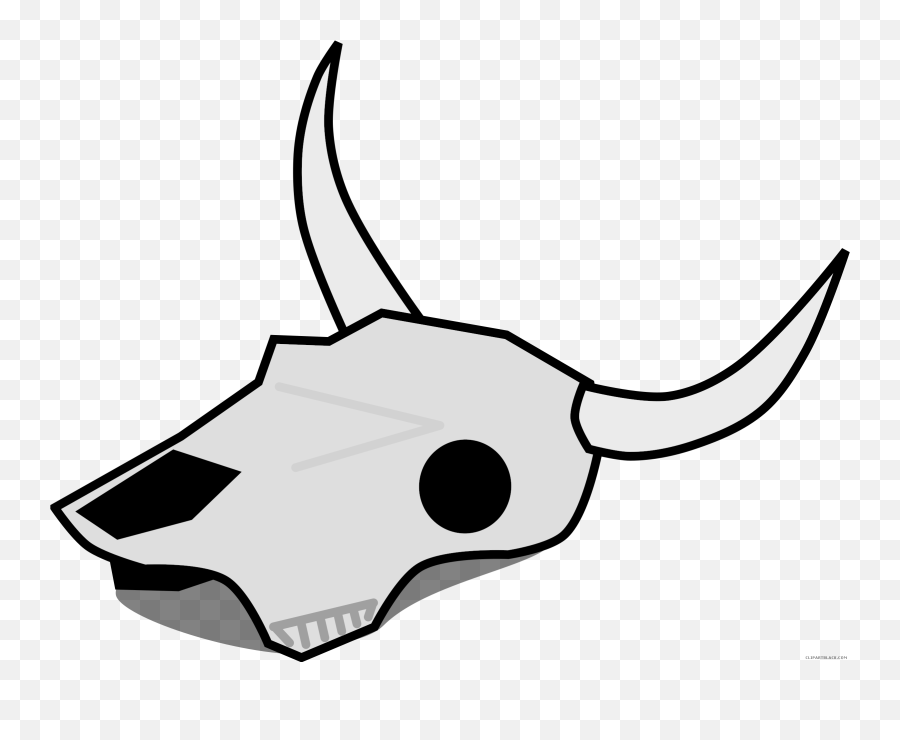 Skull Head Encode Clipart To Base - Animal Skull Cartoon Png,Skull Clipart Png