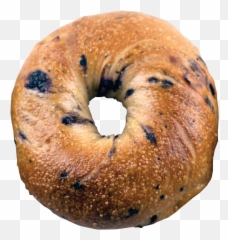 Enjoys As A Favorite Blueberry Bagels - New York Blueberry Bagel Png,Bagel Png