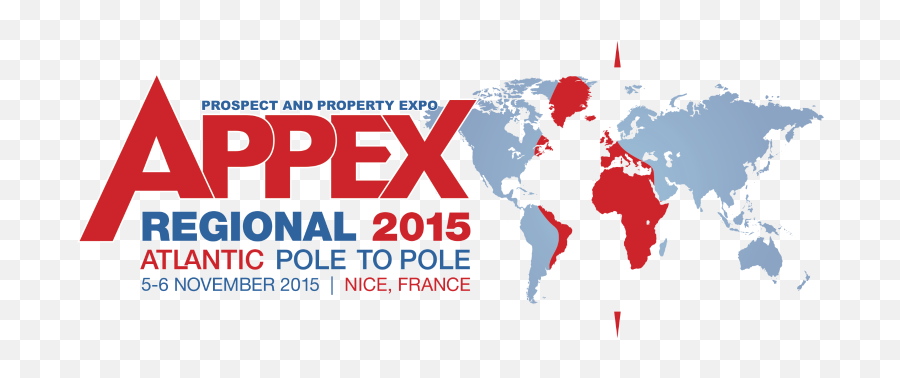 Appex Regional 2015 Download The Logo - High Resolution World Map Black And White Png,Nice Logo
