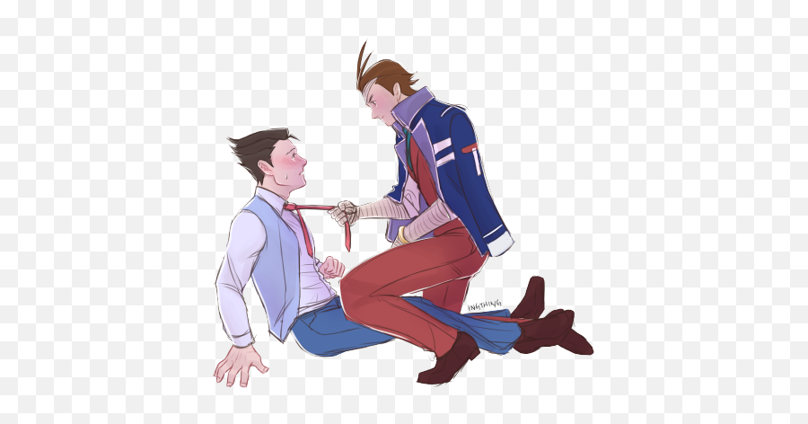 Ace Attorney - Phoenix Wright X Apollo Justice Hobopollo Fictional Character Png,Phoenix Wright Png