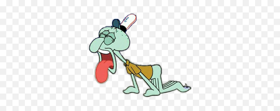 Squidward Tentacles Hornysquidward Twitter - Fictional Character Png,Squidward Transparent