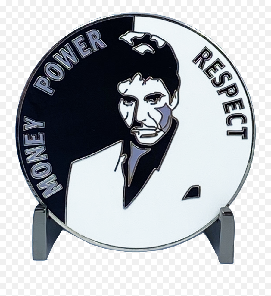 Dl5 - 05 Scarface Money Power Respect Cuban Flag Thin Blue Hair Design Png,Scarface Png