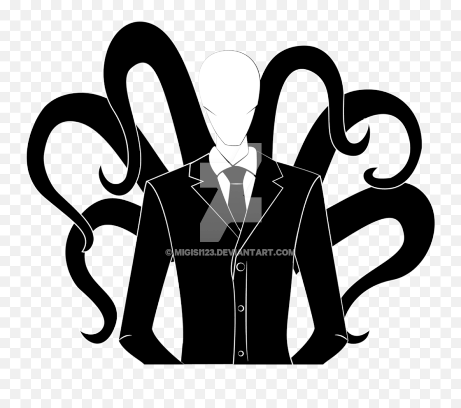 Slender Man Transparent Hq Png Image - Transparent Slenderman,Slender Man Transparent