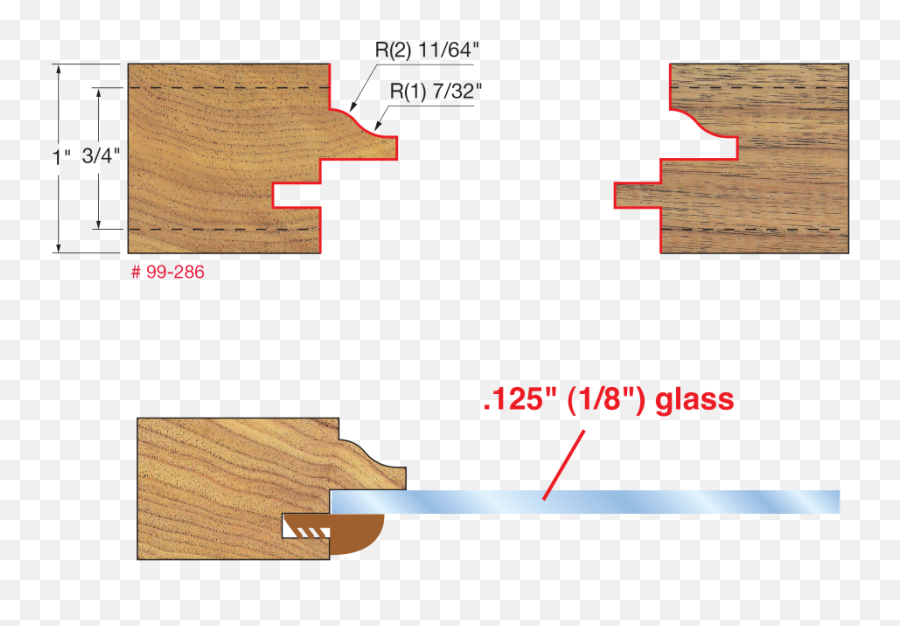 Download Freud 99 286 Glass Panel Cabinet Door Router Bit - Glass Cabinet Door Router Bits Png,Glass Panel Png