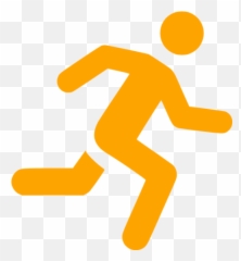 Orange Running Man Icon - Free orange icons Yellow Running Man Icon png
