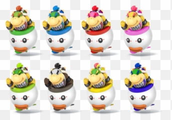 Download Hd Bowser Jr Collor Palett By That - Amiibo Super Bowser Jr Smash Alts Png,Bowser Jr Png