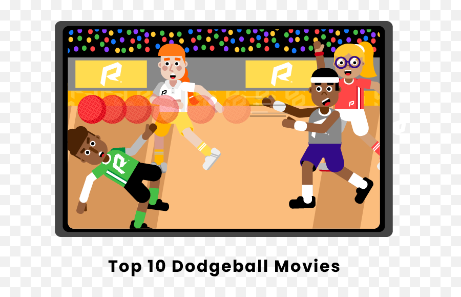 Top 10 Dodgeball Movies - For Soccer Png,Dodgeball Png