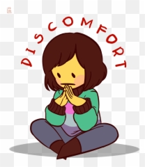 D I S C O M F R T Undertale Know Your Meme - You Are Filled With Discomfort Png,Undertale Heart Png