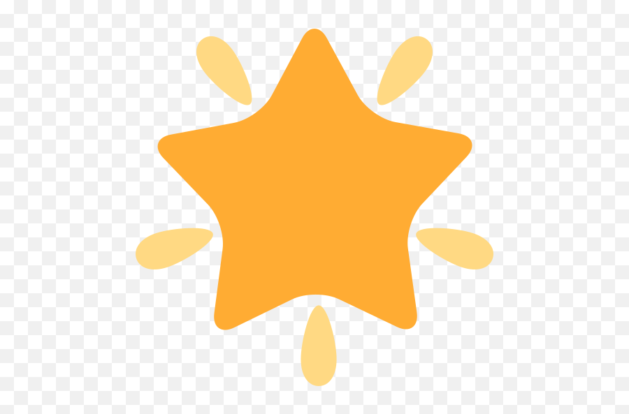 Glowing Star Emoji - Star Emoji Png Transparent,Glowing Star Png