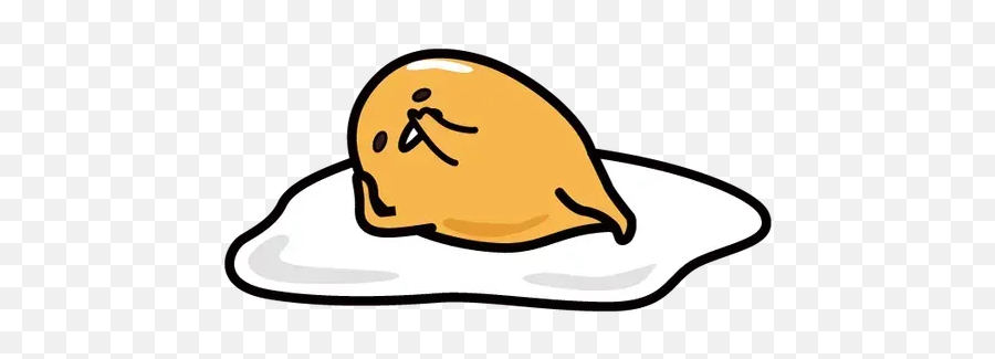 Gudetama Whatsapp Stickers - Gudetama Whatsapp Sticker Png,Gudetama Transparent