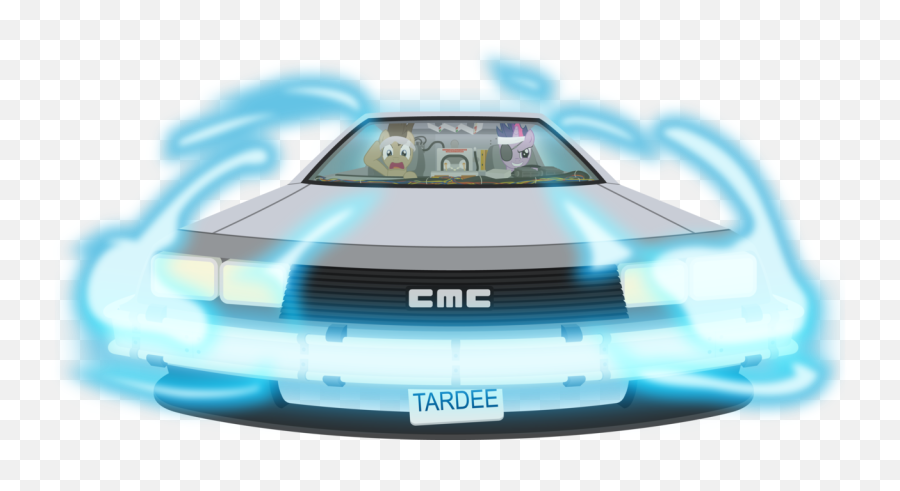 Download 1985 2015 Absurd Res Artist - Back To The Future Car Transparent Png,Back To The Future Png