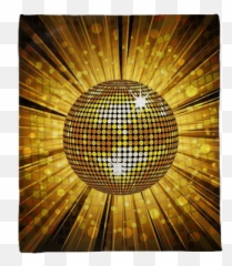 Gold Disco Ball Light Burst And Mosaic - Sparkling Gold Disco Ball Png,Gold Disco Ball Png