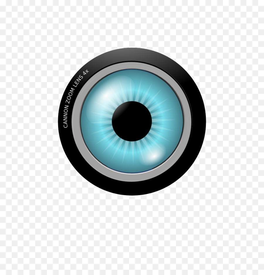 Library Of Lens Eye Clipart Transparent - Camera Lens Eyes Png,Blue Eye Png