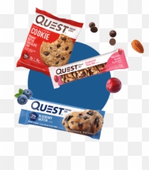 Diabetes Snacks U2013 Quest Nutrition - Chocolate Chip Cookie Png,Icon Meals Protein Cookie
