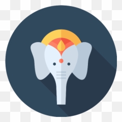 Ganesha Png Icon 3 - Png Repo Free Png Icons Elephant,Ganesh Png