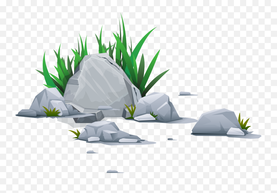 Download Hd Rock Clip Art - Stone Vector Png Transparent Png Stone Clipart,The Rock Png