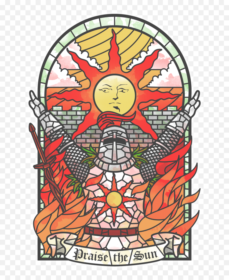 Praise The Sun Png Download - Dark Souls Praise The Sun Art,Sun Silhouette Png