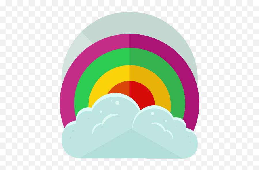 Rainbow - Free Nature Icons Color Gradient Png,Rainbow Icon