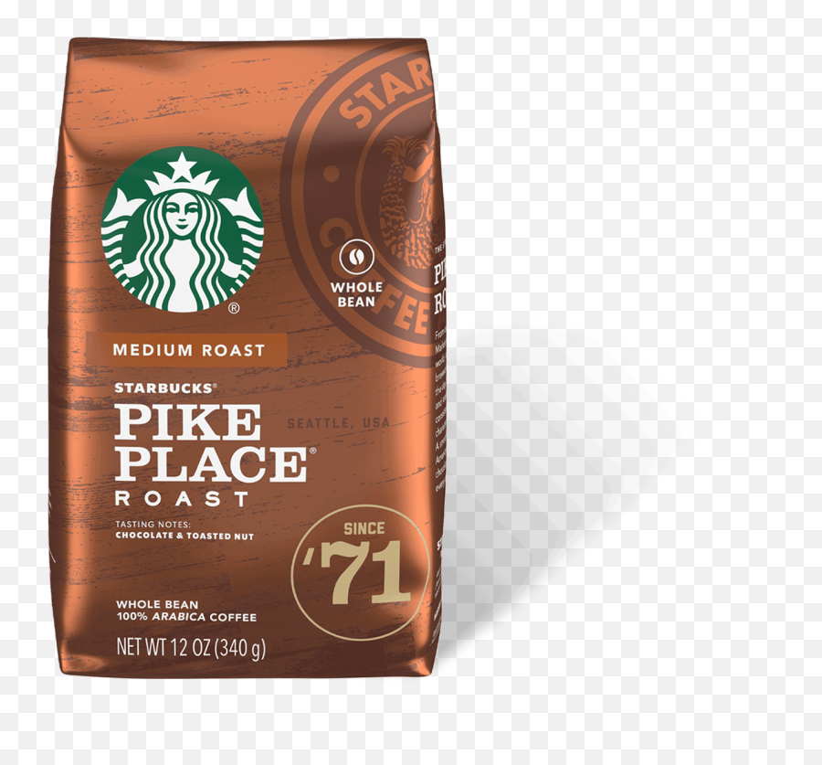 House Blend Whole Bean Starbucks Coffee - Starbucks Pike Place Ground Coffee Png,Chocolate Bean Icon