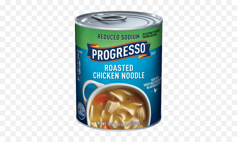 Reduced Sodium Roasted Chicken Noodle Canned Soup - Progresso Reduced Sodium Soup Png,Baked Chicken Icon