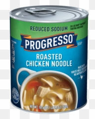 Reduced Sodium Roasted Chicken Noodle Canned Soup - Progresso Reduced Sodium Soup Png,Baked Chicken Icon