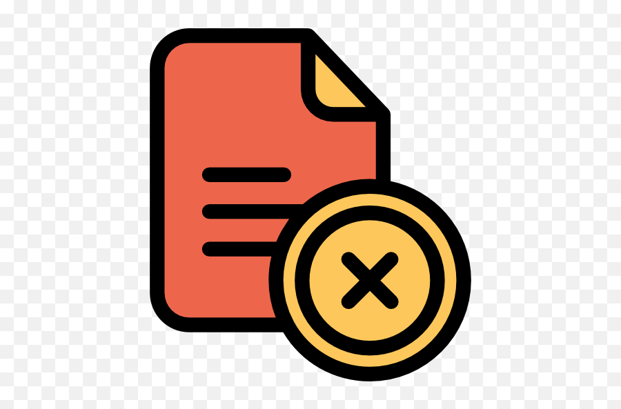 File - Free Files And Folders Icons Icono De Eliminar Archivo Png,Email Alerts Icon