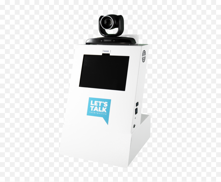 A1 Tabletop Telehealth Kiosk With Locking Drawer And Ptz - Portable Png,Kiosk Speaker Icon