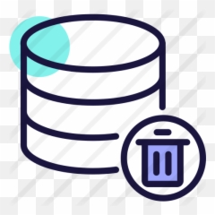 Delete Database - Cloud Icon png