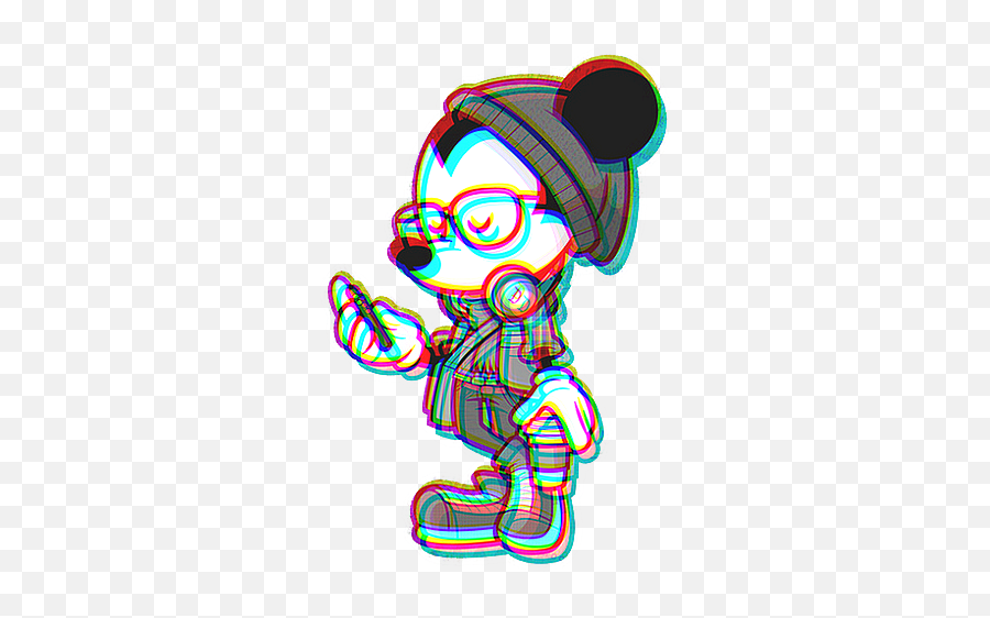 Download Imágenes Png Hipster - Hipster Mickey Mouse Ipod Hipster Mickey Mouse,Touch Png