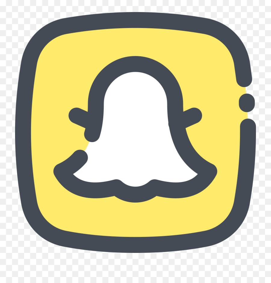 Social Media Logo Snapchat Free Icon Of - Snapchat Logo Png,Snapchat Icon Png