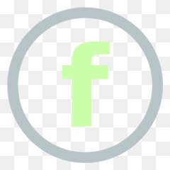 Library Of Facebook Clip Art Transparent Download Png Circle - Green And Black Facebook Logo