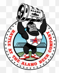 Battle Of The Beer Company Character Logo Design With A - Vsco Logo Stickers Redbubble Png,Gorilla Logo