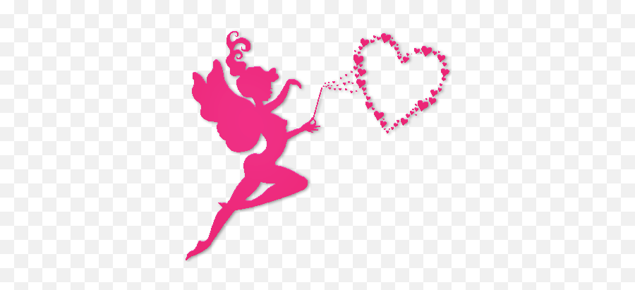 Silueta Fairy Love By Designsmay - Love Vector Pink Png Pink Fairy Vector Png,Fairy Png Transparent