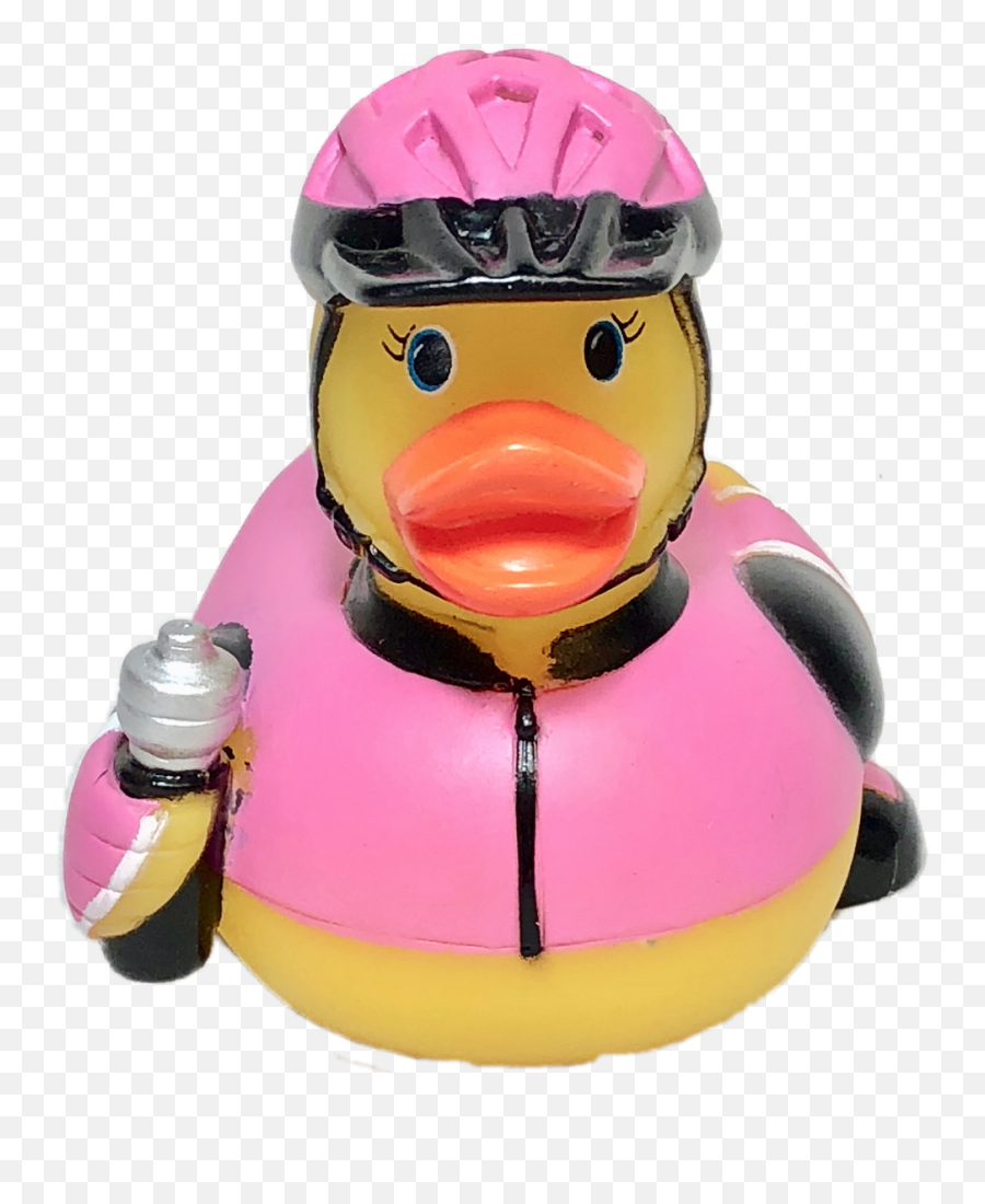 Download Biker Cyclist Rubber Duck - Rubber Ducky Png Image Flightless Bird,Rubber Duck Transparent Background