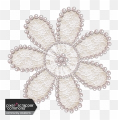 Sweet Vintage Lace Flower Graphic By Dawn Prater Pixel - Png