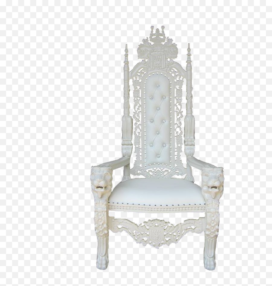 Download Lion Throne Chair White World - Queen Chair Png,Throne Chair Png