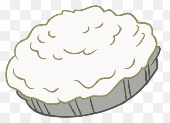 Pie With Whipped Cream Clipart - Whipped Cream Pie Clipart Png,Whip Png