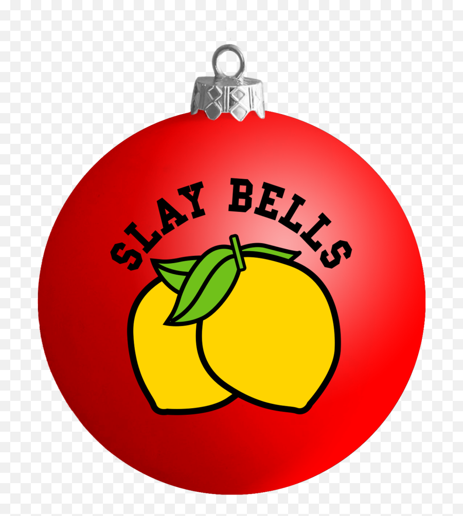 Slay Bells Red Satin Ball Ornament - 12 Us Beyonce Circle Png,Beyonce Transparent