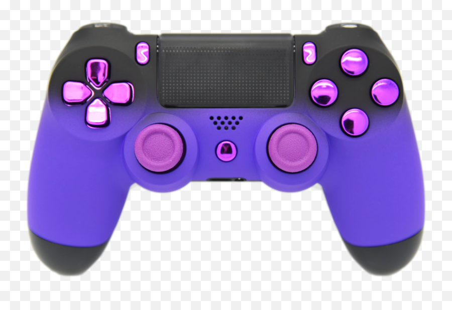 Playstation Game Purple Controller - Purple And Black Ps4 Controller Png,Ps4 Controller Png