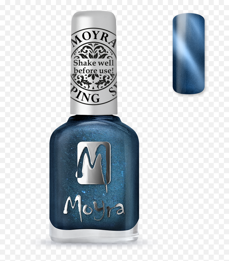 Moyra Cat Eye Stamping Polish Nail Sp33 Magnetic Blue - Moyra Körömlakk Png,Cat Eye Png