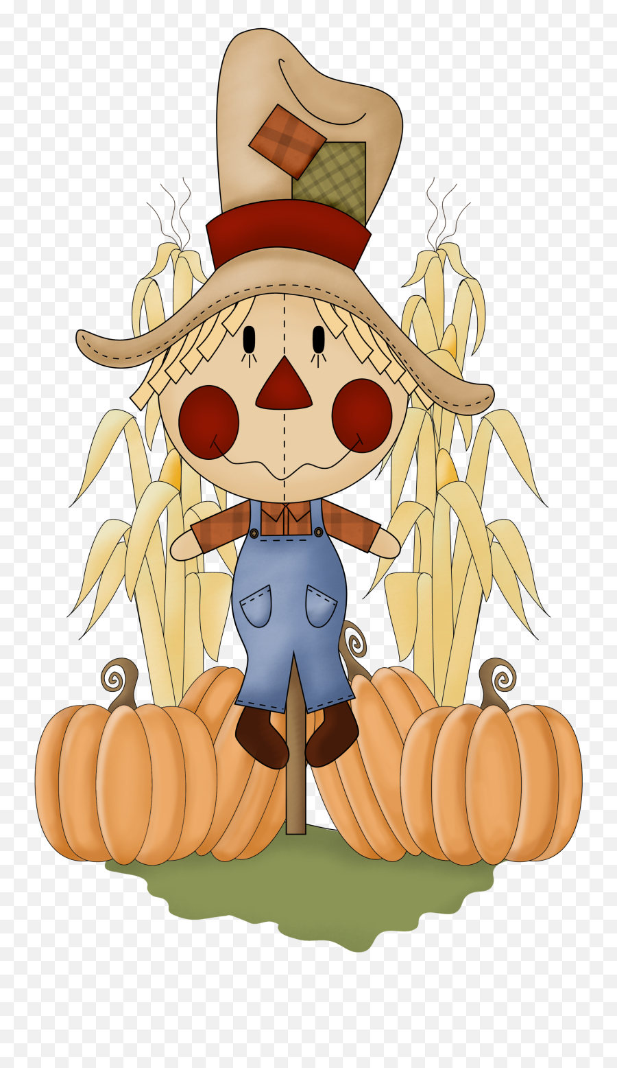 Library Of Fall Book Clip Art Royalty - Cute Scarecrow Clip Art Png,Fall Clipart Png