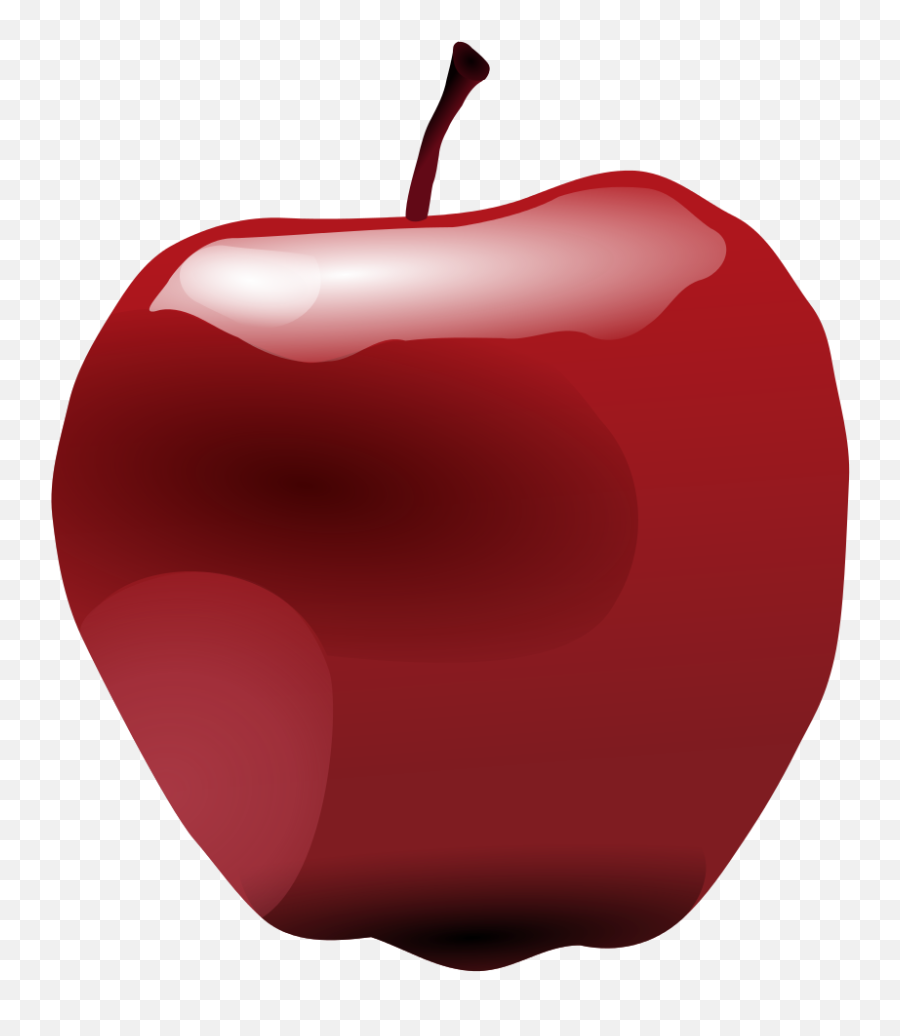 Apple Unbitten - Apple With Worm Png,Bitten Apple Png