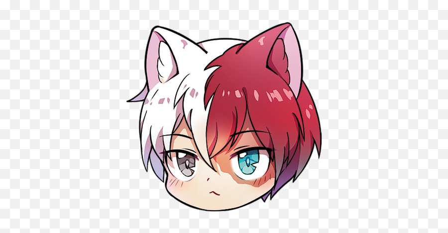Todorokitty Shouto Chibi Anime Hero Png Todoroki