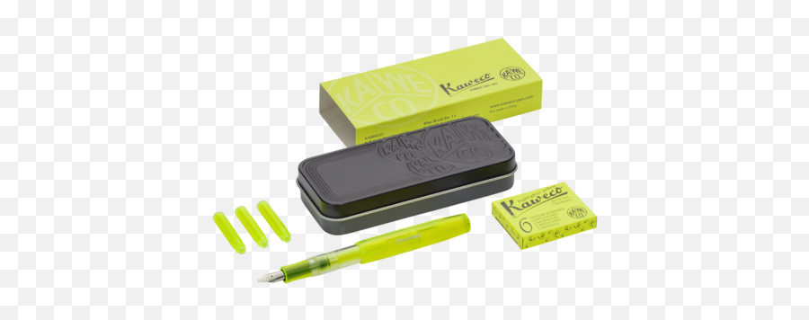 New Kaweco Ice Sport Glow Marker Yellow - Kaweco Neon Png,Yellow Glow Png