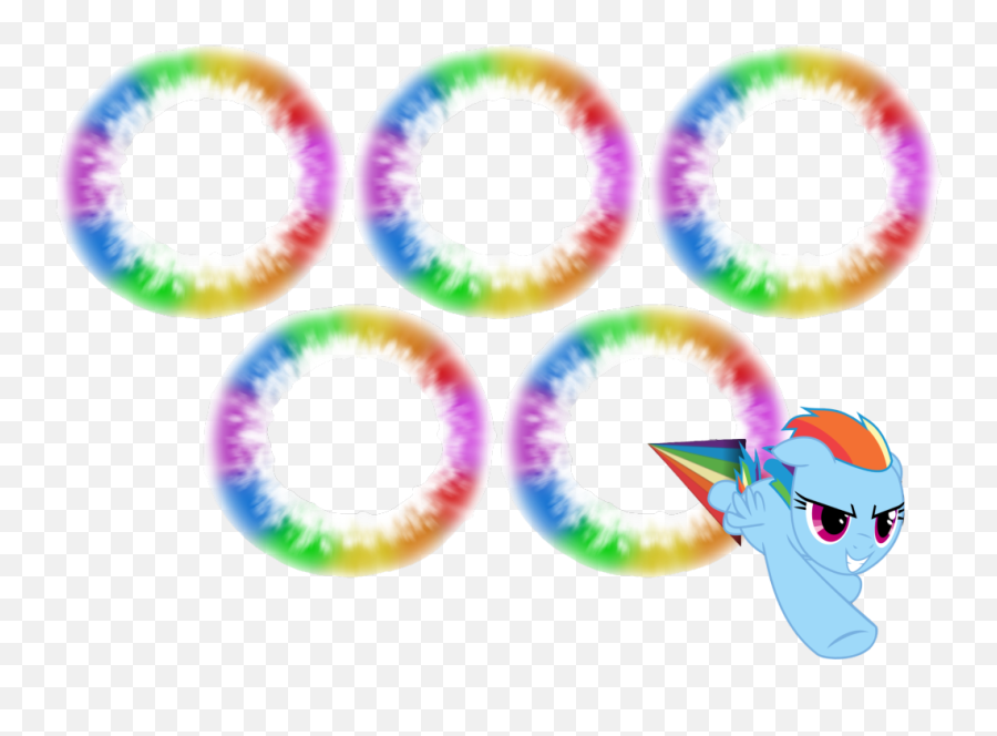 Olympic Rings Olympics Rainbow Dash - Sonic Rainboom Png,Sonic Rings Png