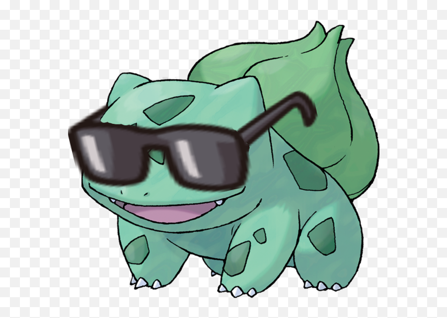Pokémon Wearing Sunglasses - Pokemon Bulbasaur Png,Bulbasaur Transparent